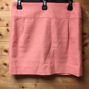 J Crew salmon/pink mini skirt